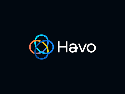 Havo air airplane branding design discount flight fly graphic design icon infinity lines logo logotype minimal plane service simple tickets