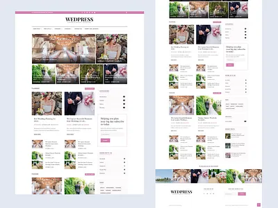 WedPress - Wedding Blog WordPress Theme + RTL betrothal blog bride couple design gallery groom landing page marriage married modern newspaper responsive rtl webdesign website wedding woocommerce wordpress