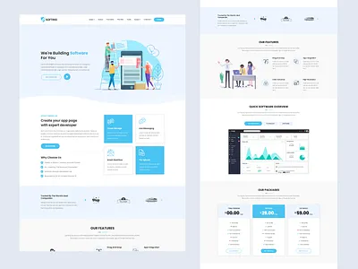 Softing - WordPress Landing Page agency app business clean corporate design landing page marketing one page portfolio responsive rtl seo seo agency seo marketing software webdesign website wordpress