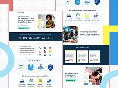 "Near Me" bofu Design | Landing Page graphic design local social localized listings