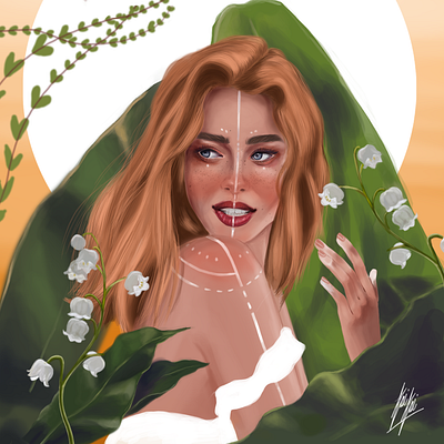 The Druid characterdesign dtiys graphic design illustration photoshop