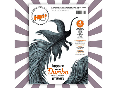 Cover DUMBO, Virginia Mori conceptual illustration editorial illustration illustration illustrationart illustrationartist illustrator pen and ink virginia mori