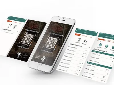 Nurture Plant Pollination agriculture android camera design illustration ios mobile mockup pollination product ui ux web
