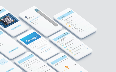 Periscope android collection data design forms ios mobile mockup product ui ux web