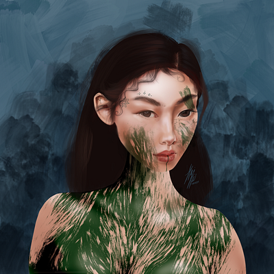 The Painted Lady characterdesign design graphic design illustration procreate