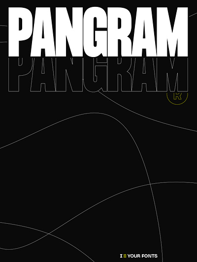 PangramPangram lover font foundry graphic design pangrampangram poster typeface typography