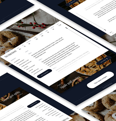 Cookbook website cookbook desktop homemade photoshop ui web design website