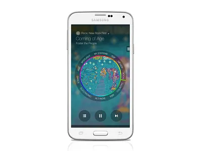 Samsung Milk Music - Mobile App (Dial State) app design design management experience design information architecture interaction design mobile mobile apps music product design service design ui user experience user interface ux ux design visual design