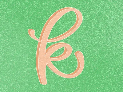 Letter K lettering type typography