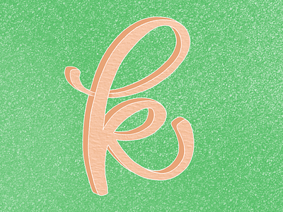 Letter K lettering type typography