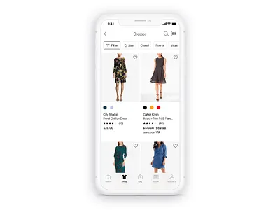 Macy's App Redesign - Browse Page app browse page design design management e commerce experience design information architecture interaction design mobile mobile apps product design redesign retail service design ui user experience user interface ux ux design visual design