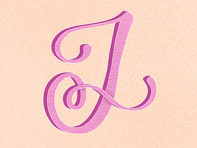 Letter J lettering type typography