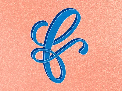 Letter F lettering type typography