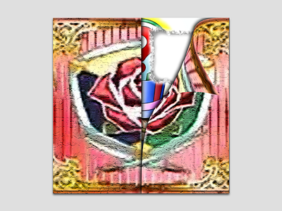 Rose Crest design digital art fantasy