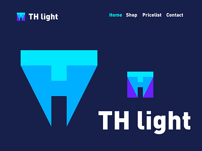 TH Light logo brand brand identity branding business logo company logo creative logo design graphic design h h logo light light company logo light logo logo logo design logos modern logo t t logo th light logo