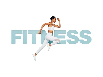 FITNESS - Website Banner branding design graphic design illustration logo nft nft art ui ux vector