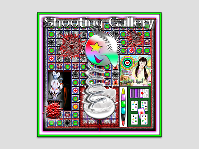 Spring-Loaded Shooting Gallery design digital art fantasy gaming graphic design illustration