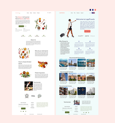 Landing Page Website Designs design landing page product design sample design website