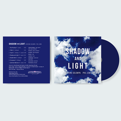 Shadow and Light Layout album cover cd graphic design illustrator indesign layout music photoshop typography