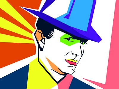 Devanand artwork bollywood devanand illustration potrait vectorart