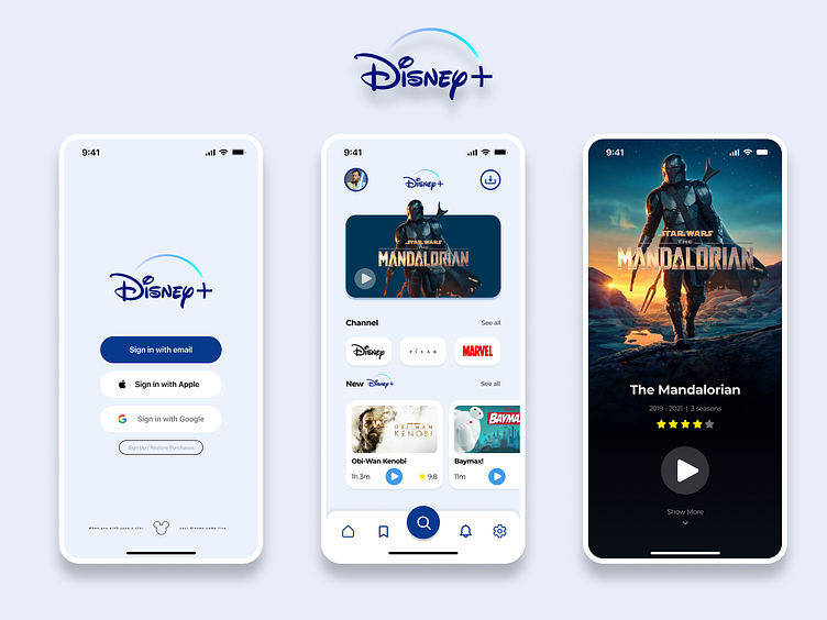 Disney+ Mobile App UX Redesign by jake on Dribbble