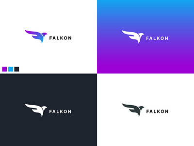 Falkon | Logo design | Branding app branding design graphic design illustration it logo minimal typography ui ux vector