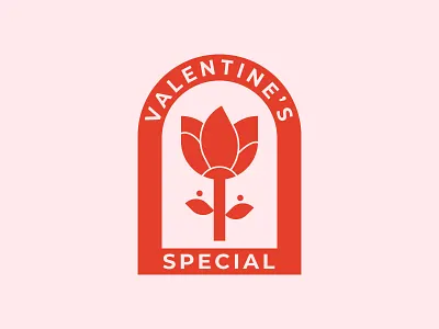 Valentine's special art celebrate design flower happy icon illustration leaf logo love minimal nature primrose romantic rose valentines day valentines special vector wedding