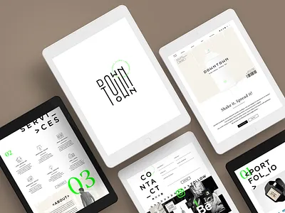 D O W N T O W N_website art direction branding corporate identity graphic design graphiste freelance logo mockup responsive ui ux web design