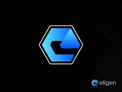 eligen l blockchain brand identity branding identity