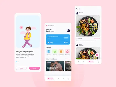 Hamala - Pregnancy App app dailyui design health prenancy ui ux