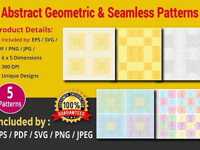 Abstract Geometric & Seamless Pattern amazon kdp background classic patterns coloring pages geometric shapes geometrical graphic design knitting patterns luxury pattern modern needle arts pattern quilt patterns seamless seamless patterns square pattern textile pattern texture vintage wallpaper
