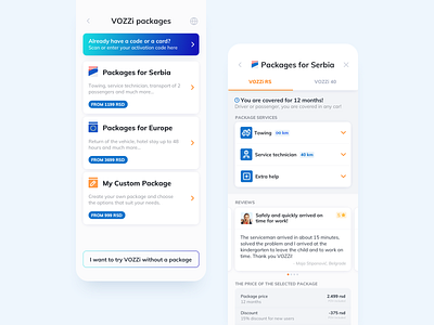 Vozzi app - v2 bright color business car car service design gradient help illustration packages pricing road help ui vector