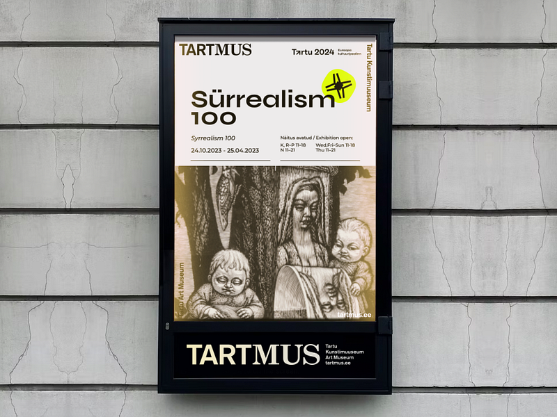 Tartu 2024 brand working nice together with Tartmus art branding culture estonia europe event event poster festival graphic design merged museum poster rebrand tartu template