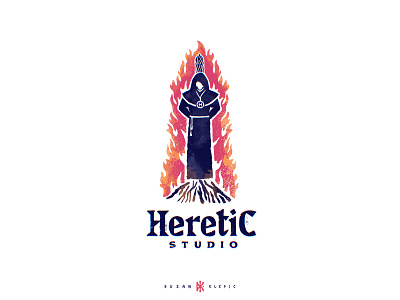 Heretic Studio branding development dusan klepic fantasy games gaming heretic priest studio