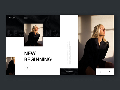 NewLook animation app app design branding design figma gif graphic design graphics design header home screen illustration landing page logo mobile view model photo shop uiux design vector web design