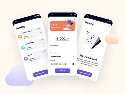 Mallet - Light mode & Dark mode finance UI Kit app design bank banking dark mode dark theme finance fintech home illustration mobile app mobile banking mobile design onboarding template ui ui kit ui ux wallet wallet app wallet ui