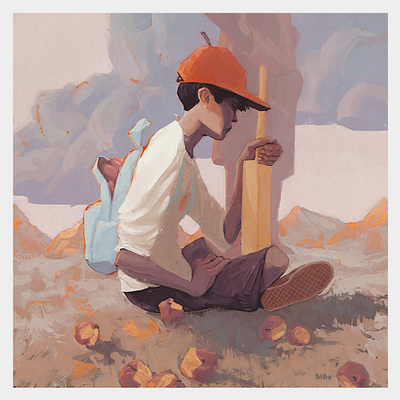 Innocence artwork digital art digital painting dream editorial illustration illustrator jung nostalgia nostalgic oil painting pastel psychology surrealism