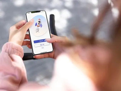 Sign in & Sign up mockup app design dribbble figma interface login mobile mockup photo sign in sign up ui ui design uidesign ux ux design uxdesign