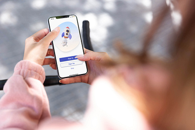 Sign in & Sign up mockup app design dribbble figma interface login mobile mockup photo sign in sign up ui ui design uidesign ux ux design uxdesign