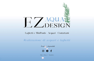 web site EzAquadesign branding design ux website ux