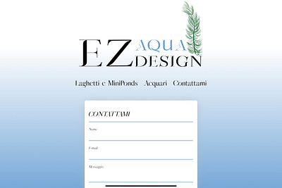 website EzAquadesign branding design ui ux website