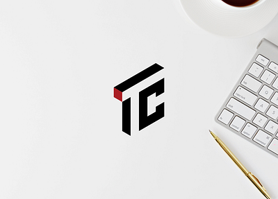 ITC logo concept app branding design icon illustration logo typography vector