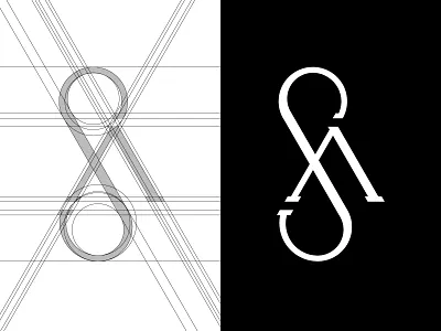 SA monogram brand identity brand identity design brand identity designer branding concept design graphic design grid letter logo logo logo concept logo creative logo designer logo grid logos logotype monogram monogram concept monogram logo sa