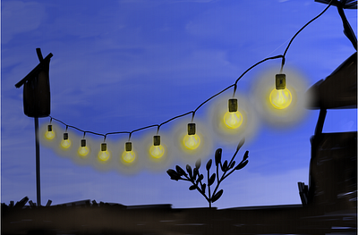 Concept art concept art illustration landscape lightbulb