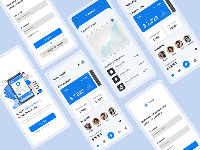 Mobile Banking App bank bank card banking banking app credit card finance finance app fintech ios management app minimal mobile app mobile app design mobile banking mobile design money app online bank ui design ui ux ux design