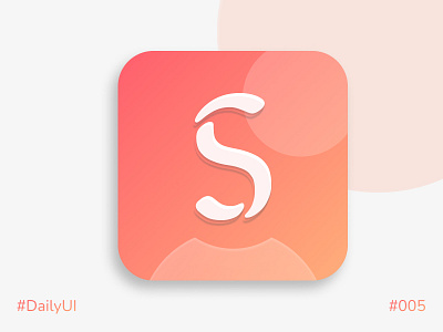 DailyUI Challenge - 005 - App logo app applogo branding daily ui 005 dailyui graphic design illustration logo minimal