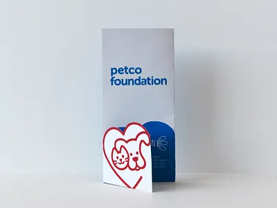 Petco Foundation brochure branding brochure design editorial graphic design print vector