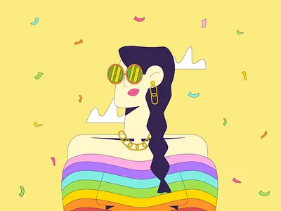 Friday 🌈 2d art adobe illustrator behance character character design character designer design flat character design flat design flat illustration freelance illustrator illustration illustrator outline artwork procreate rainbow rainbow illustration vector vector art vector illustration