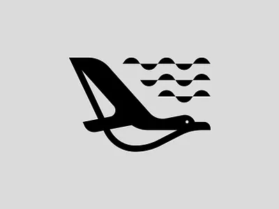 Penguin abstract brand identity branding clean corporate identity creative emblem geometric icon illustration logo logo designer logomark ocean penguin sign simple symbol vector visual identity