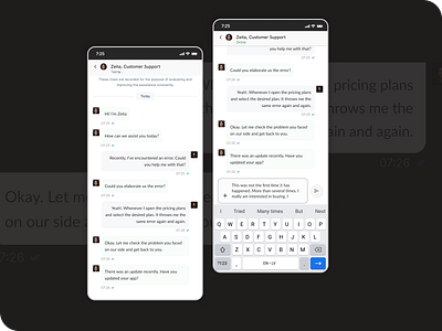 Chat with Support 013 13 chat chat support chat ui customer chat customer support daily challenge daily inspiration daily ui dailyui message messaging support support messaging ui 13 ui chat ui design ui inspirations ui shots